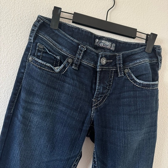 Silver Jeans suki surplus blue bootcut denim jeans size 28 - Picture 3 of 6